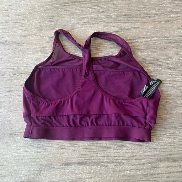 Victoria’s Secret sport Burgundy logo sports bra - Picture 3 of 5